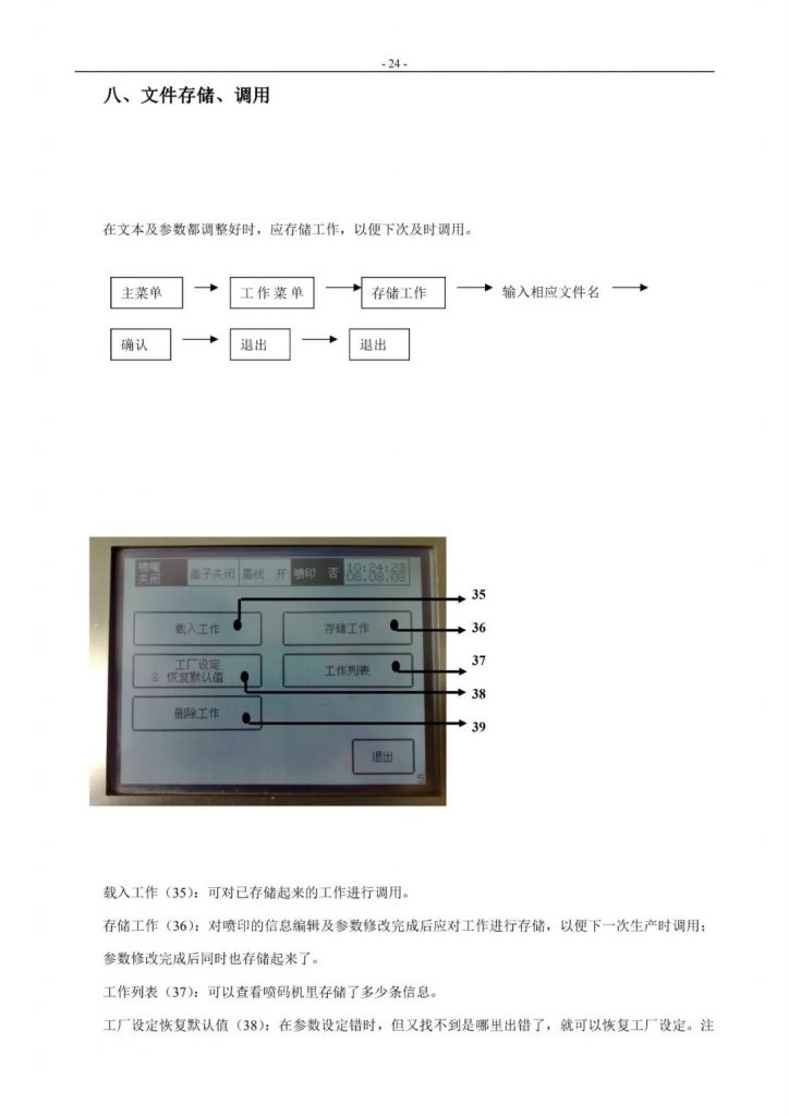 莱宾格喷码机简易操作手册